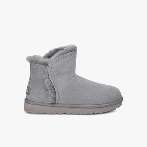 Ugg Classic Mini Fluff High-Low Women Classic Boots Grey (0518GIWRX)